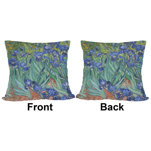 Irises (Van Gogh) Outdoor Pillow - 20x20