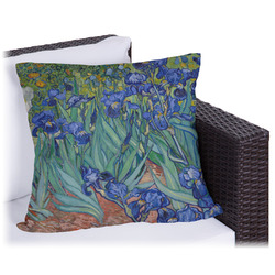 Irises (Van Gogh) Outdoor Pillow - 16"