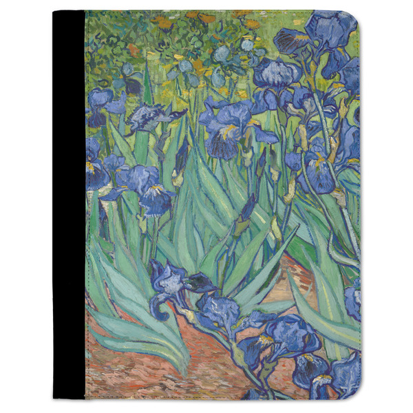 Custom Irises (Van Gogh) Padfolio Clipboard - Large