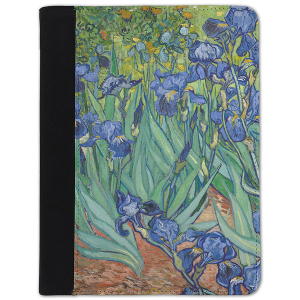 Custom Irises (Van Gogh) Padfolio Clipboard - Small