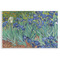 Irises (Van Gogh) Disposable Paper Placemat - Front View