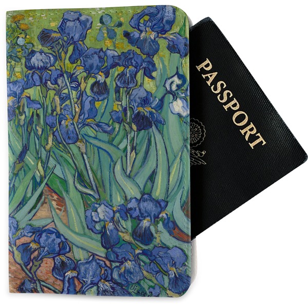 Custom Irises (Van Gogh) Passport Holder - Fabric