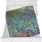 Irises (Van Gogh) Minky Blanket