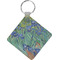 Irises (Van Gogh) Personalized Diamond Key Chain