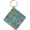 Irises (Van Gogh) Diamond Plastic Keychain