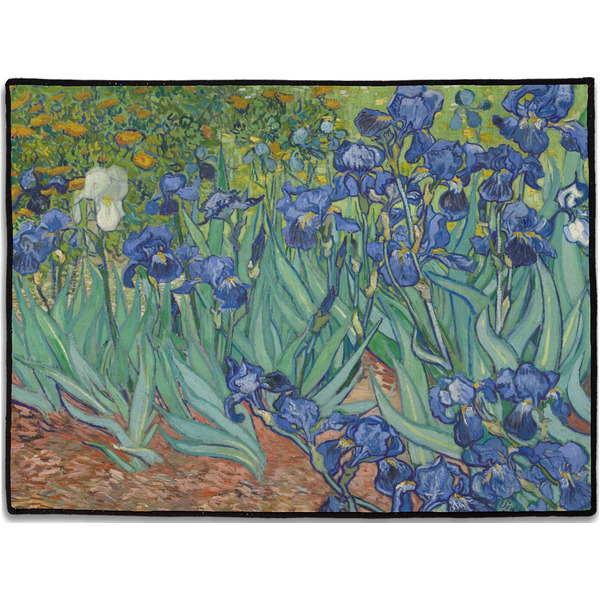 Custom Irises (Van Gogh) Door Mat - 24"x18"