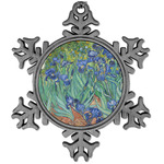 Irises (Van Gogh) Vintage Snowflake Ornament
