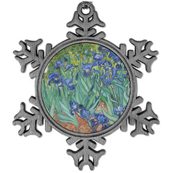 Irises (Van Gogh) Vintage Snowflake Ornament
