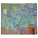 Irises (Van Gogh) Outdoor Picnic Blanket