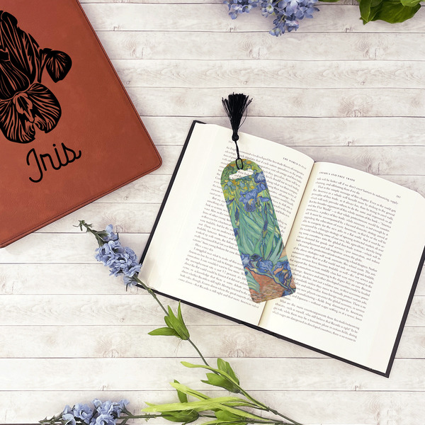 Irises (Van Gogh) Plastic Bookmarks - In Context