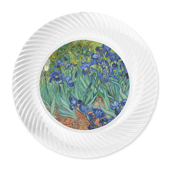 Irises (Van Gogh) Plastic Party Dinner Plates - Approval