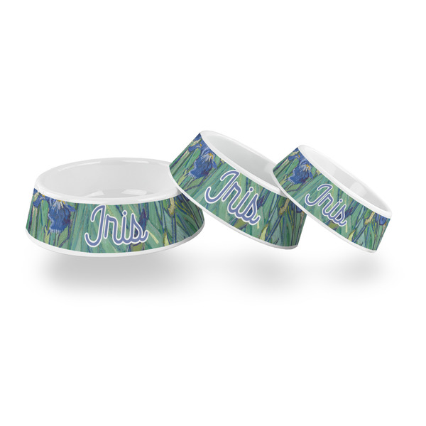 Irises (Van Gogh) Plastic Pet Bowls - PARENT MAIN