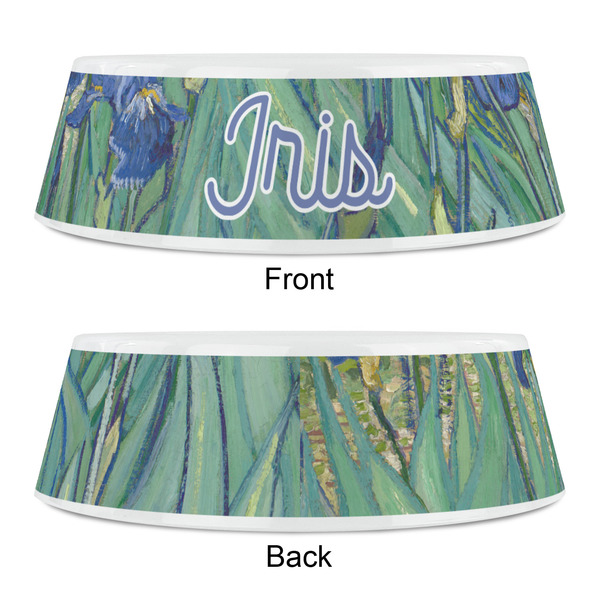 Irises (Van Gogh) Plastic Pet Bowls - Small - APPROVAL