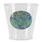 Irises (Van Gogh) Plastic Shot Glass