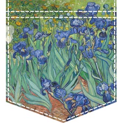 Irises (Van Gogh) Iron On Faux Pocket