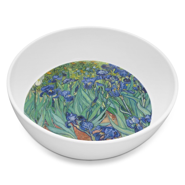 Custom Irises (Van Gogh) Melamine Bowl - 8 oz