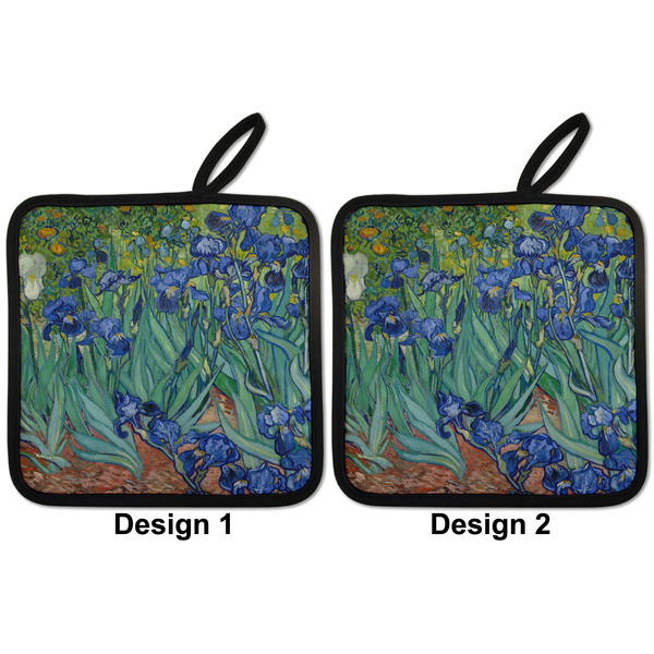 Irises (Van Gogh) Pot Holders - Set of 2 APPROVAL