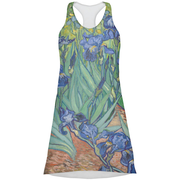 Custom Irises (Van Gogh) Racerback Dress - Large