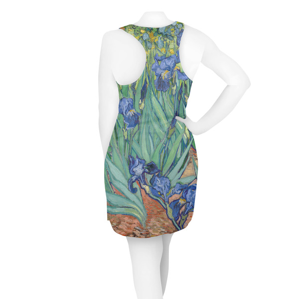 Irises (Van Gogh) Racerback Dress - On Model - Back