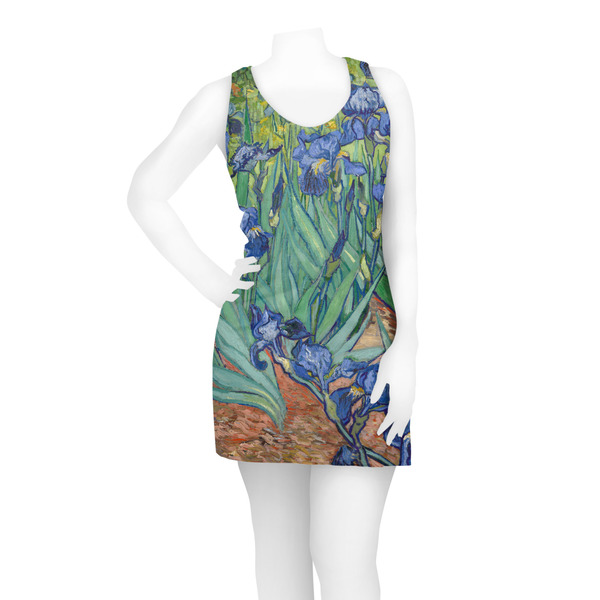 Irises (Van Gogh) Racerback Dress - On Model - Front