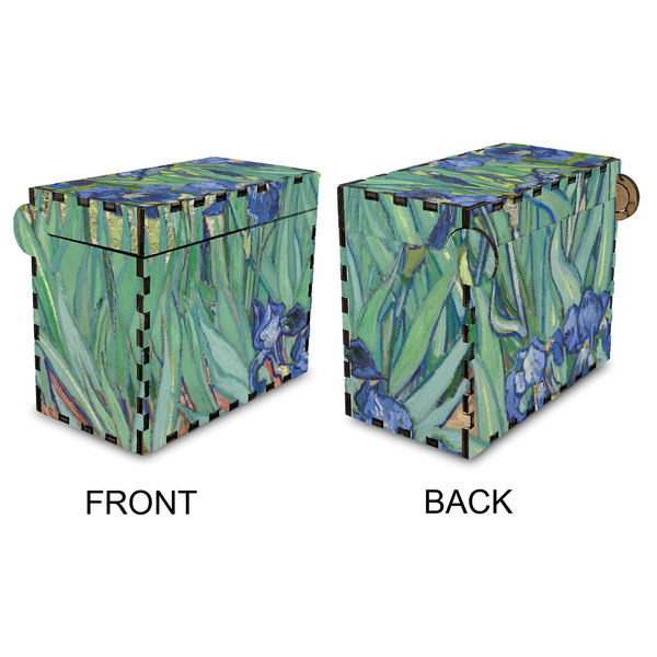 Irises (Van Gogh) Recipe Box - Full Color - Approval