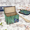 Irises (Van Gogh) Recipe Box - Full Color - In Context