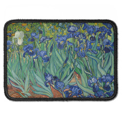 Irises (Van Gogh) Iron On Rectangle Patch