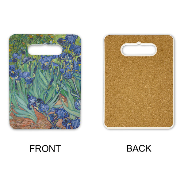 Irises (Van Gogh) Rectangle Trivet with Handle - APPROVAL