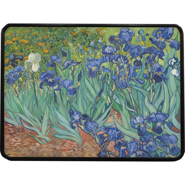 Irises (Van Gogh) Rectangular Car Hitch Cover w/ FRP Insert