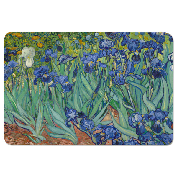 Irises (Van Gogh) Rectangular Fridge Magnet - FRONT