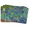 Irises (Van Gogh) Rectangular Fridge Magnet - THREE