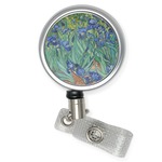 Irises (Van Gogh) Retractable Badge Reel