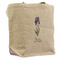Irises (Van Gogh) Reusable Cotton Grocery Bag - Front View