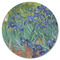 Irises (Van Gogh) Round Rubber Backed Coaster
