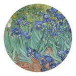Irises (Van Gogh) Round Decal - Large