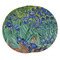 Irises (Van Gogh) Round Fridge Magnet - THREE