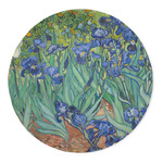 Irises (Van Gogh) 5' Round Indoor Area Rug