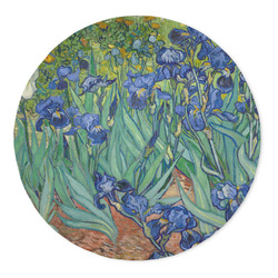 Irises (Van Gogh) 5' Round Indoor Area Rug