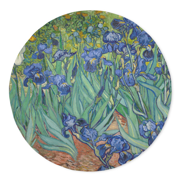 Custom Irises (Van Gogh) 5' Round Indoor Area Rug