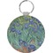 Irises (Van Gogh) Round Keychain (Personalized)