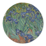Irises (Van Gogh) Round Linen Placemat
