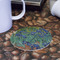 Irises (Van Gogh) Round Paper Coaster - Front