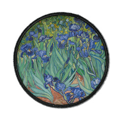 Irises (Van Gogh) Iron On Round Patch