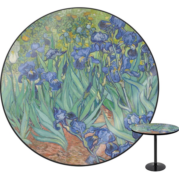 Custom Irises (Van Gogh) Round Table - 24"