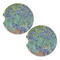 Irises (Van Gogh) Sandstone Car Coasters - Set of 2