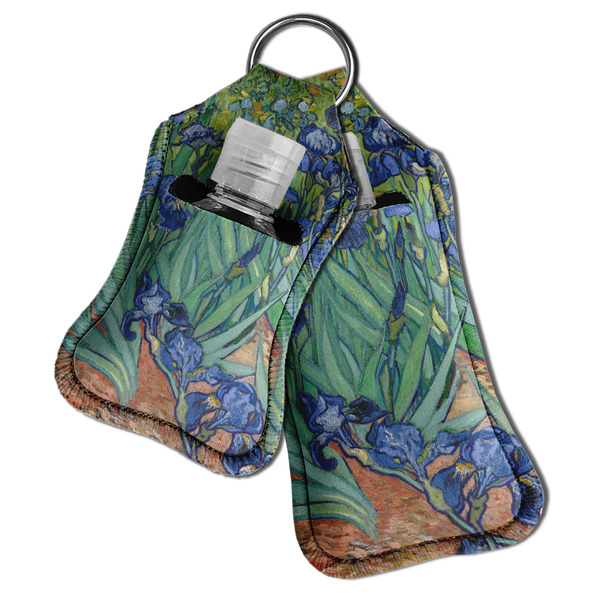 Irises (Van Gogh) Sanitizer Holder Keychain - Both in Case (PARENT)