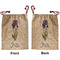 Irises (Van Gogh) Santa Bag - Front and Back
