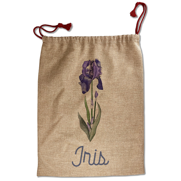 Irises (Van Gogh) Santa Bag - Front