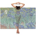 Irises (Van Gogh) Sheer Sarong