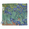 Irises (Van Gogh) Security Blanket - Front View